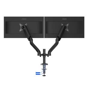AOC AD110D0 Monitor Dual arm 13-27" (2x monitor s VESA 75x75 a 100x100mm) s USB hubem