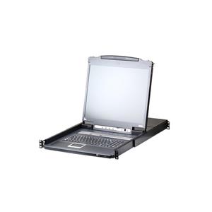 ATEN CL5716IM 16-Port PS/2-USB VGA 17" LCD KVM over IP Switch with Daisy-Chain Port and USB Peripheral Support