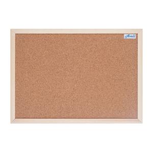 AVELI Korková nástěnka 90x150, dřevěný rám