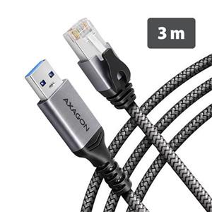 AXAGON ADE-AM30 USB-A Gigabit Ethernet adaptér s integrovaným síťovým CAT6 kabelem RJ-45 (3 m)