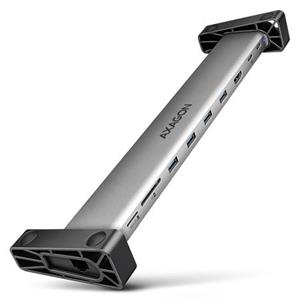 AXAGON HMC-10HLS, USB 5Gbps hub, 4x USB-A, USB-C, HDMI 4k/60Hz, PD 100W, kabel USB-C 25cm