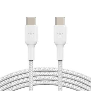 Belkin BOOST CHARGE™ USB-C/USB-C kabel, 1m, bílý - odolný