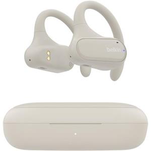 Belkin SOUNDFORM™ ClearFit - Open-Ear Wireless Earbuds - bezdrátová sluchátka, béžová