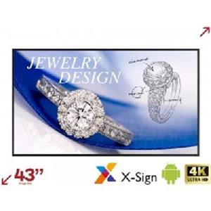 BenQ LCD ST4302S 43" 3840x2160/400 nits/2xHDMI/VGA/2xUSB/RJ45/RS232/3.5mm/VESA/2x10W repro - digital signage, informační panel