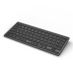 C-TECH klávesnice KB-120S Dual mode, bezdrátová, BT5.0 + 2,4GHz, USB nano receiver, CZ/SK