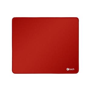 C-TECH podložka pod myš MP-01, červená, 320x270x4mm, obšité okraje