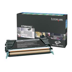 C736, X736, X738 Black High Yield Return Programme Toner Cartridge (12K)