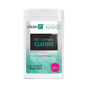 CLEAN IT vlhčené čisticí utěrky na displaye a lesklé plochy 100 ks MINI