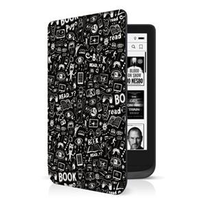 CONNECT IT Doodle pouzdro pro PocketBook 616/618/627/628/632, DOODLE ČERNÉ