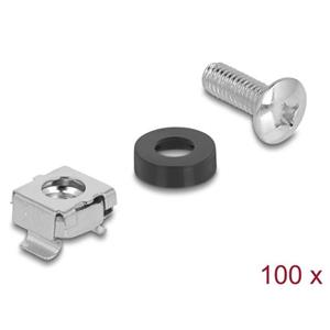 Delock 10” a 19” Racková montážní sada 100 kusů
