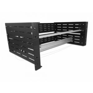 Delock 19” konzole na DIN lištu, 4U, černá