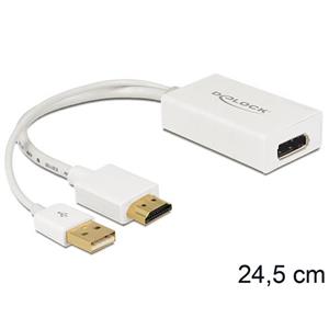 Delock Adaptér HDMI-A samec > Displayport samice