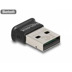 Delock Adaptér USB Bluetooth 5.0 Class 1 v micro designu - dosah až 100 metrů