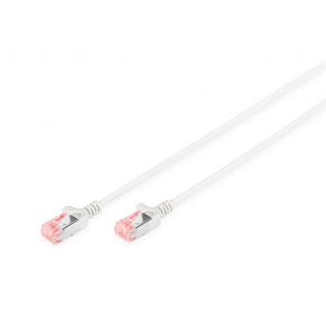 DIGITUS CAT 6 U-FTP slim patch cord, Cu, LSZH AWG 28/7, length 2.5 m, color grey