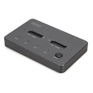 DIGITUS Klonovací stanice a externí box pro NVMe M.2 SSD USB 3.1 Gen2 Type-C