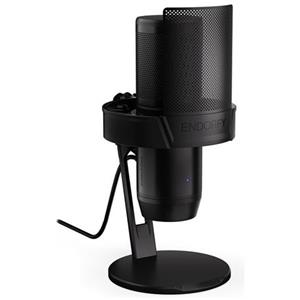 Endorfy Solum 2 Core,Mikrofon, kondenzátorový, kardioidní, pop-up filtr, dotykové ztlumení, USB-C, redukce na USB-A, drž