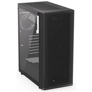 Endorfy Ventum 400 Air,Skříň, Middle tower, bez zdroje, 4× 120mm ventilátor, 2× USB 3.0, 1× USB-C, tvrzené sklo, mesh panel,černá
