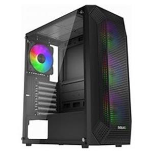 EVOLVEO Xenon, skříň ATX, 4x ARGB ventilátor 120mm, přední panel airflow mesh, černá