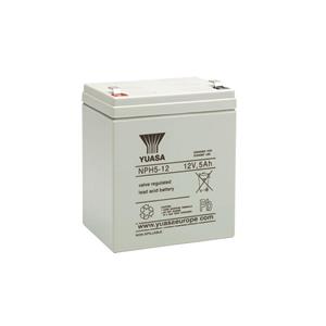 Fukawa YUASA NPH5-12 (12V; 32W/čl (5Ah); faston F2-6,3mm; životnost 5let)