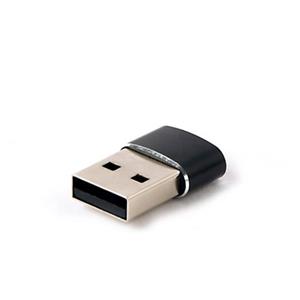 GEMBIRD adaptér USB-A samec na USB-C samice, černý