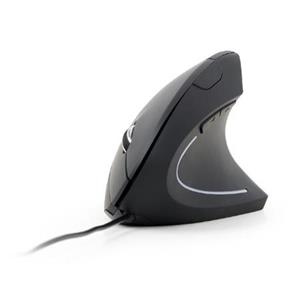 Gembird Myš MUS-ERGO-01, ergonomická, černá, USB