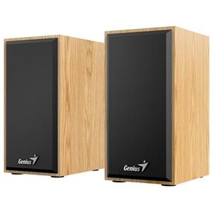 GENIUS repro SP-HF180, 2.0, 6W, USB napájení, 3,5mm jack, světlé dřevo