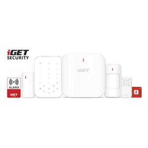 iGET SECURITY M6-4G Premium - Inteligentní bezdrátový 4G LTE/WiFi/Ethernet/GSM zabezpečovací systém s ovládáním IP kamer