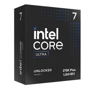 Intel Core Ultra 7 processor 270K Plus up to 5.50 GHz/24C/24T,36MB Cache/Intel Graphics/LGA1851