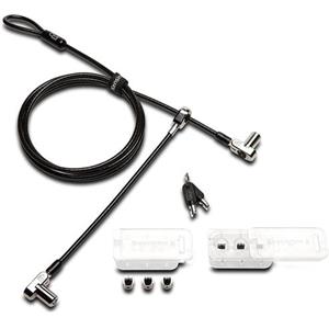 Kensington Universal 3-in-1 Keyed Cable Lock - Twin Lockheads for Laptops & Other Devices