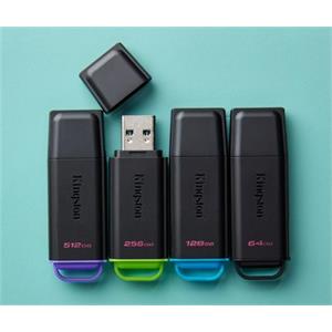 KINGSTON 256GB Portable USB 3.2 Gen 1 DataTraveler Exodia Black/Green GEN2