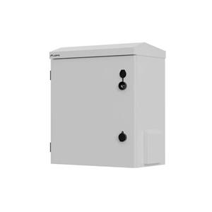 LANBERG Hermetický RACK rozvaděč 10" pro montáž na stěnu nebo stožár, IP55, 420 × 300 × 500 mm, šedý(sestavený