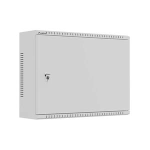 LANBERG Instalační skříň TPR 10" / 19" s MESH panelem 560 × 420 × 180 mm, šedá(sestavená)