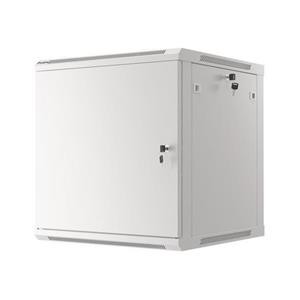 LANBERG Nástěnná jednodílná skříň 19", FOR SELF-ASSEMBLY 12U/600x600 plechové dveře šedá (RAL7035) (v rozloženém stavu