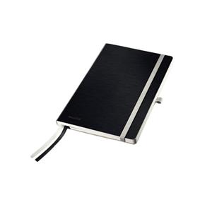 LEITZ Zápisník STYLE A5, měkké desky, linkovaný, saténově černá