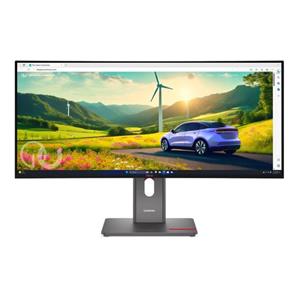 Lenovo LCD P34wd-40 34" 3440x1440 IPS zakřivený/6ms/350cd/2000:1/Repro/HDMI/2xDP/4xUSB-C/USB-B/5xUSB-A/RJ45/VESA/černá