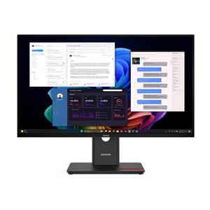 Lenovo LCD T27ud-40 27" 3840x2160 IPS/6ms/350 cd/m2/1500:1/Repro/HDMI/DP/3xUSB-C/3xUSB/RJ45/Pivot/VESA/černá