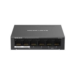 Mercusys MS106PG 6portový stolní switch 100/1000 Mb/s se 4 porty PoE+