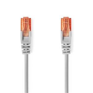 Nedis CCGL85230GY50 - Síťový Kabel CAT6 | RJ45 Zástrčka | RJ45 Zástrčka | U/UTP | 5.00 m | Kulatý | PVC | Šedá | Label