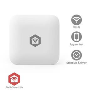 Nedis ZBSW11WT - Zigbee Chytrý Detektor Úniku Vody | Napájení na baterii