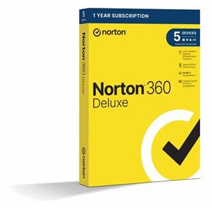 NORTON 360 DELUXE 50GB CZ 1uživatel pro 5 zařízení na 1rok_CZ box