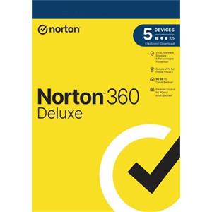 NORTON 360 DELUXE 50GB +VPN 1 uživatel pro 5 zařízení na 3 roky
