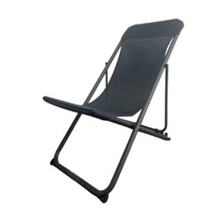 PLATINET KEMPINGOVÉ LEHÁTKO 52*77*90 cm ČERNÁ