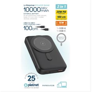 PLATINET PLATINET POWER BANK 10000 MAH 20W PD WIRELESS/Magsafe CHARGING