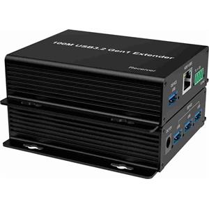 PremiumCord 4-port USB 3.2 5Gbps extender po Cat5/Cat5e/Cat6 do 100m