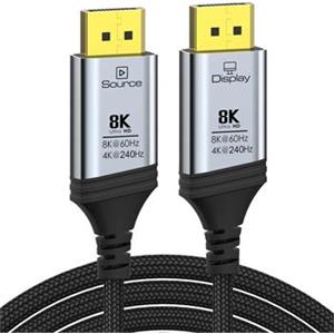 PremiumCord 8K Optický DisplayPort 1.4 přípojný kabel M/M, zlacené zastříknuté konektory, 30m