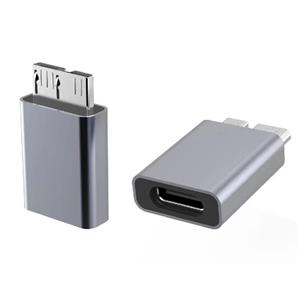 PremiumCord Aluminium USB C female - USB3.0 Micro B Male adaptér