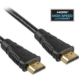 PremiumCord HDMI High Speed + Ethernet kabel, zlacené konektory, 25m