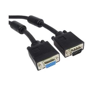 PremiumCord Kabel prodlužovací HQ(Coax) 2x ferrit, SVGA, DDC2, 3xCoax+8žil, 25m