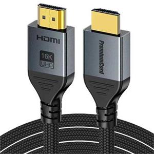 PremiumCord Ultra HD HDMI 2.2 kabel 16K@60Hz, 8K@240Hz, 4K@480Hz zlacené 3m