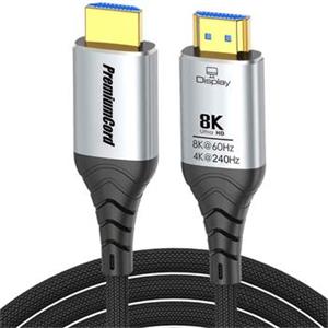 PremiumCord Ultra High Speed HDMI 2.1 optický fiber kabel 8K@60Hz,zlacené 25m
